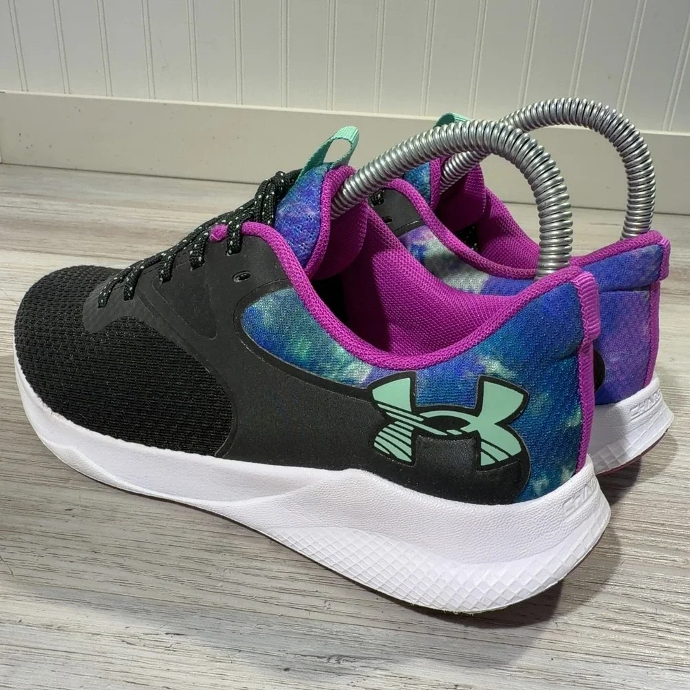Under Armour Charged Aurora 2 Women's Sz 7 Black Purple 3025238-002